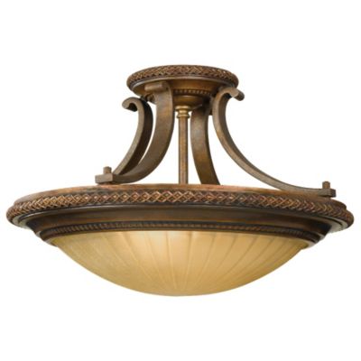 Kelham Hall Semi-Flushmount by Feiss - Starlight Lighting USA and Canada